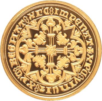 Replica Gouden Lam 1373 Graafschap Holland in Goud