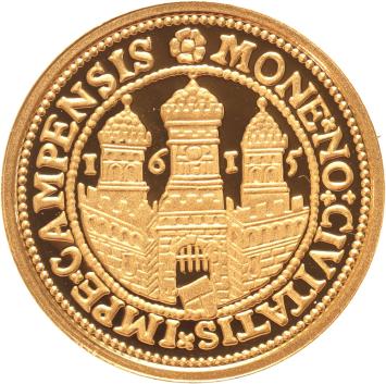 Replica Half Kampen daalder 1615 in Gold