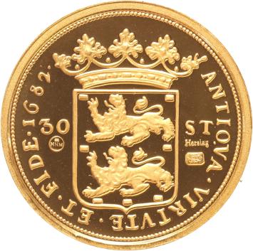 Replica van de Koggerdaalder 1682 Friesland in Goud