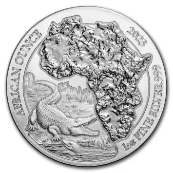 Rwanda Krokodil 2023  1 ounce silver