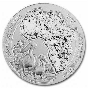 Rwanda Pelicaan 2022 1 ounce silver