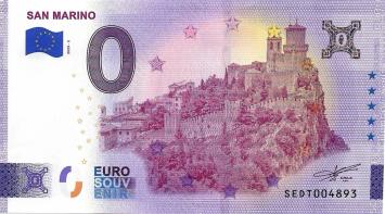 0 Euro biljet San Marino 2022- San Marino