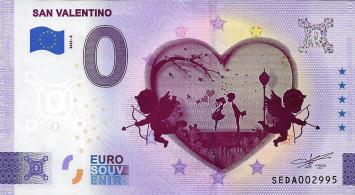 0 Euro biljet Italië 2023 - San Valentino