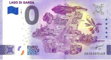 0 Euro biljet Italië 2022 - Lago di Garda
