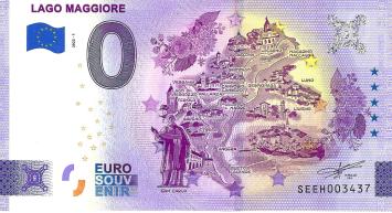 0 Euro biljet Italië 2022 - Lago Maggiore