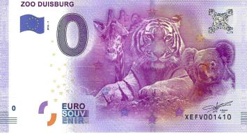 0 Euro biljet Duitsland 2016 - Zoo Duisburg I