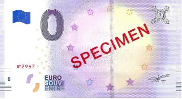 0 Euro Biljet Specimen 2018