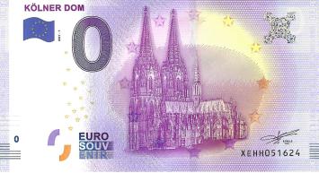 0 Euro biljet Duitsland 2017 - Kölner Dom