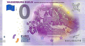 0 Euro biljet Duitsland 2020 - Wasserburg Egeln