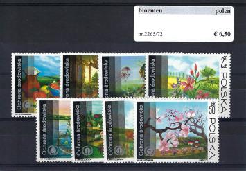 Themazegels Bloemen Polen nr. 2265/2272