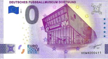 0 Euro biljet Duitsland 2022 - Fussballmuseum Dortmund