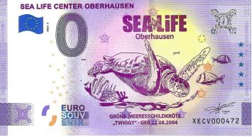 0 Euro biljet Duitsland 2022 - Sea Life Oberhausen