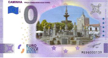 0 Euro biljet Portugal 2021 - Caminha KLEUR