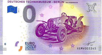 0 Euro biljet Duitsland 2019 - Deutsches Technikmuseum Berlin III