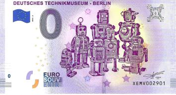 0 Euro biljet Duitsland 2019 - Deutsches Technikmuseum Berlin II