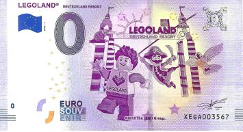 0 Euro biljet Duitsland 2019 - Legoland I Resort