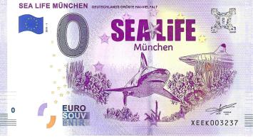 0 Euro biljet Duitsland 2019 - Sea Life München