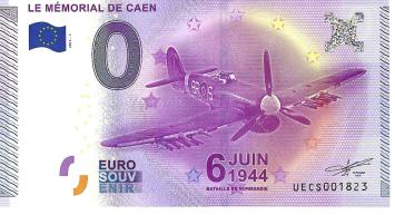 0 Euro biljet Frankrijk 2015 - Le Mémorial de Caen