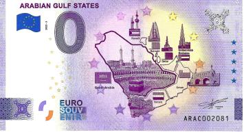 0 Euro biljet VAE 2022 - Arabian Gulf States