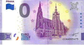 0 Euro biljet Tsjechië 2022 - Praha