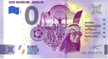 0 Euro biljet Duitsland 2023 - DDR Museum Berlin