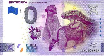 0 Euro biljet Frankrijk 2023 - Biotropica