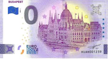 0 Euro biljet Hongarije 2023 - Budapest