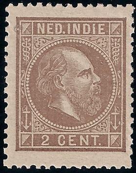 Nederlands Indië NVPH nr. 5 Koning Willem III 1870-1888 postfris
