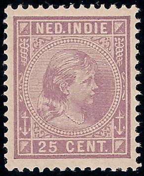 Nederlands Indië NVPH nr. 27 Prinses Wilhelmina 1892-1897 postfris