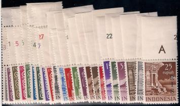 Indonesië NVPH nr. 3/25 RIS serie 1950-1951 postfris
