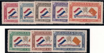 Curaçao NVPH nr. LP18/25 Prins Bernhard fonds 1941 postfris