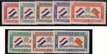 Curaçao NVPH nr. LP18/25 Prins Bernhard fonds 1941 postfris