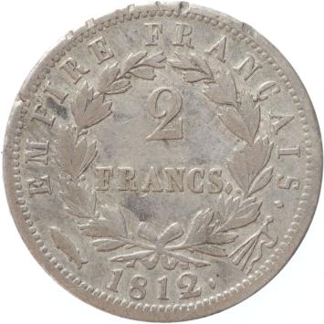 Franse inlijving 2 Francs 1812
