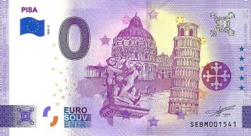 0 Euro biljet Italië 2022 - Pisa ANNIVERSARY