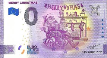 0 Euro biljet Italië 2021 - Merry Christmas ANNIVERSARY