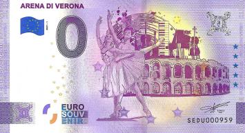 0 Euro biljet Italië 2021 - Arena di Verona