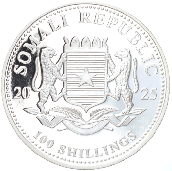 Somalië Olifant 2025 1 ounce silver