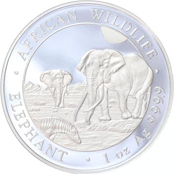 Somalië Olifant 2026 1 ounce silver