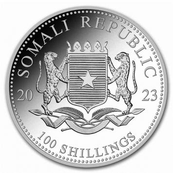 Somalië Olifant 2023 1 ounce silver