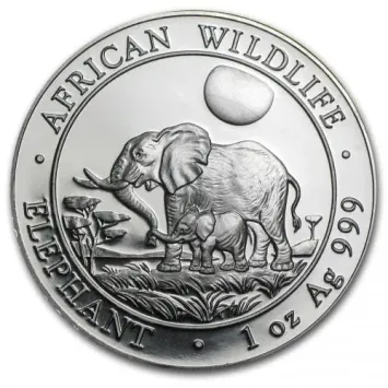 Somalië Olifant 2011 1 ounce silver