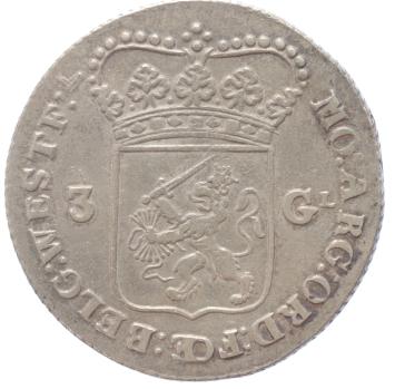 West-Friesland Driegulden - Generaliteits- 1763