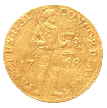 Holland Nederlandse dukaat goud 1768