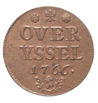 Overijssel Duit 1766