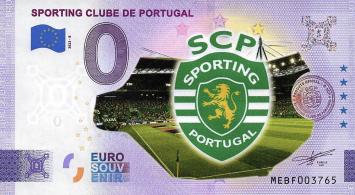 0 Euro biljet Portugal 2023 - Sporting Clube de Portugal KLEUR