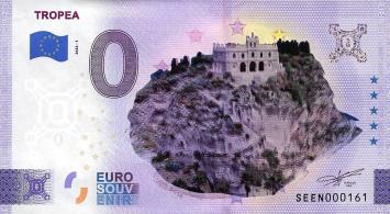 0 Euro biljet Italië 2022 - Tropea KLEUR