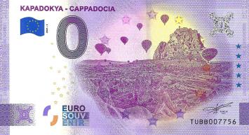 0 Euro biljet Turkije 2021 - Kapadokya