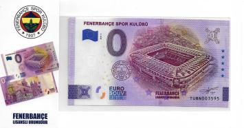 0 Euro biljet Turkije 2023 - Fenerbahçe Spor Kulübü in fotoverpakking