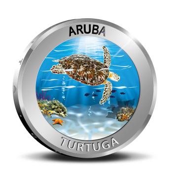 5 Florin 2019 Turtuga Aruba Proof