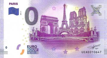 0 Euro biljet Frankrijk 2018 - Paris