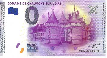0 Euro biljet Frankrijk 2015 - Domaine de Chaumont-Sur-Loire